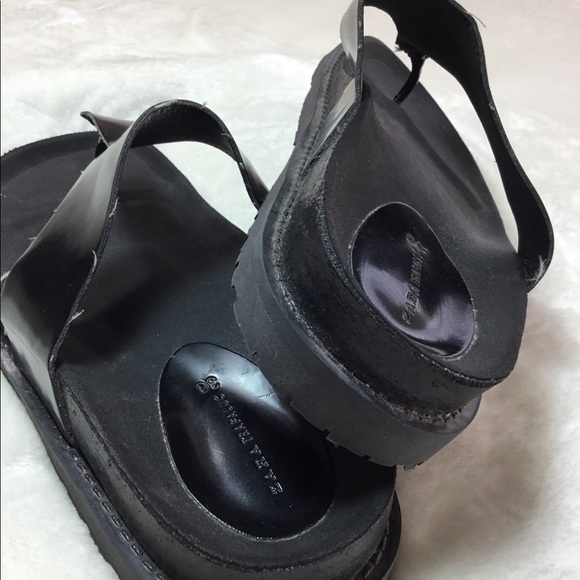 ZARA TARFALUC T STRAP BLACK FLIP FLOP / SANDAL 36 (6) - Picture 6 of 8